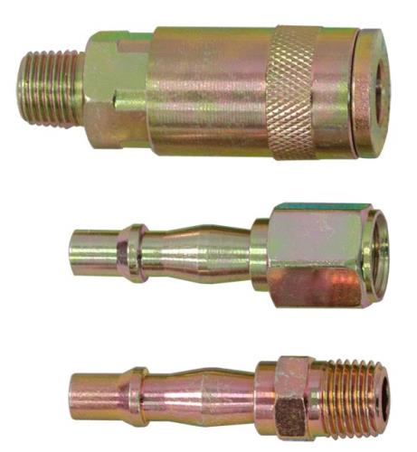 Jefferson 3 Piece (Male) Air Tool Coupling Kit 1/4 BSP JEFA057-CD-JEFF - jefa057-cd_2.jpg