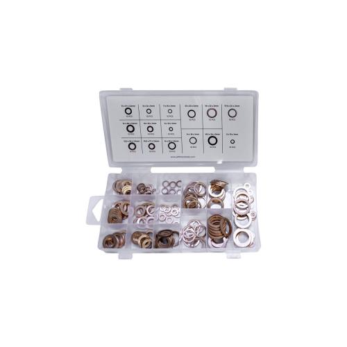 Jefferson 150 Piece Copper Washer Assortment Metric JEFABXCOW150M-JEF - jefabxcow150m.jpg