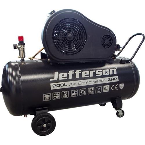Jefferson 200 Litre 3HP 10 Bar Compressor (230V) JEFC200L10B-230-J - jefc200l10b-230_2.jpg