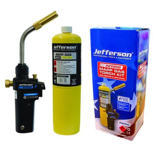 Jefferson Soldering / Brazing Gas Torch and Mapp Gas Kit JEFGASTORCHKIT-JEFF - jefgastorchkit_2.jpg