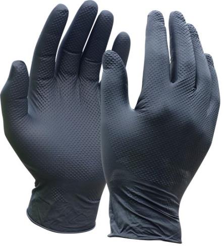 Jefferson Black Nitrile Gloves Medium (Box of 100) JEFGLNIBK-100M-JE - jefglnibk-100m.jpg