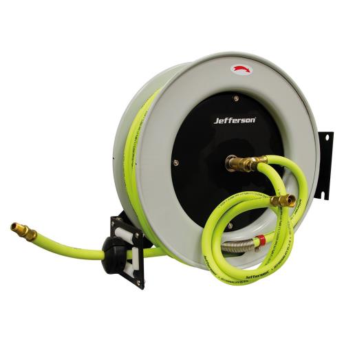 Jefferson 15m Retractable High-Vis Reel Hybrid Hose JEFHOSRLHY15-1-4 - jefhosrlhy15-1-4_1.jpg
