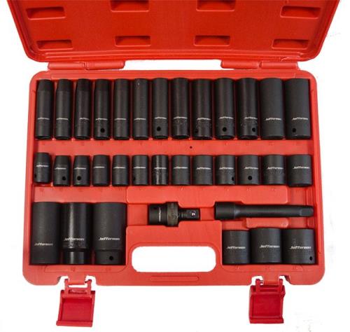 Jefferson 34 Piece 1/2 Inch Metric Impact Socket Set JEFISOC12-04-JEFF - jefisoc12-04_2.jpg