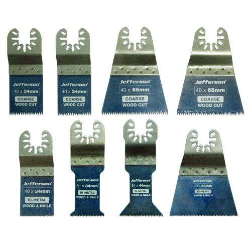 Jefferson 8 Piece Bi-Metal Multi Tool Blade Set JEFMTBS-08-JEFF - jefmtbs-08.jpg