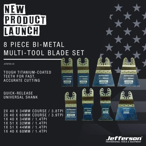 Jefferson 8 Piece Bi-Metal Multi Tool Blade Set JEFMTBS-08-JEFF - jefmtbs-08__4.jpg