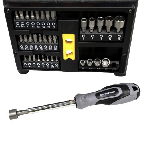 Jefferson 61 Piece Screwdriver and Screwdriver Bit Set JEFSDSET061-JEFF - jefsdset061__2.jpg